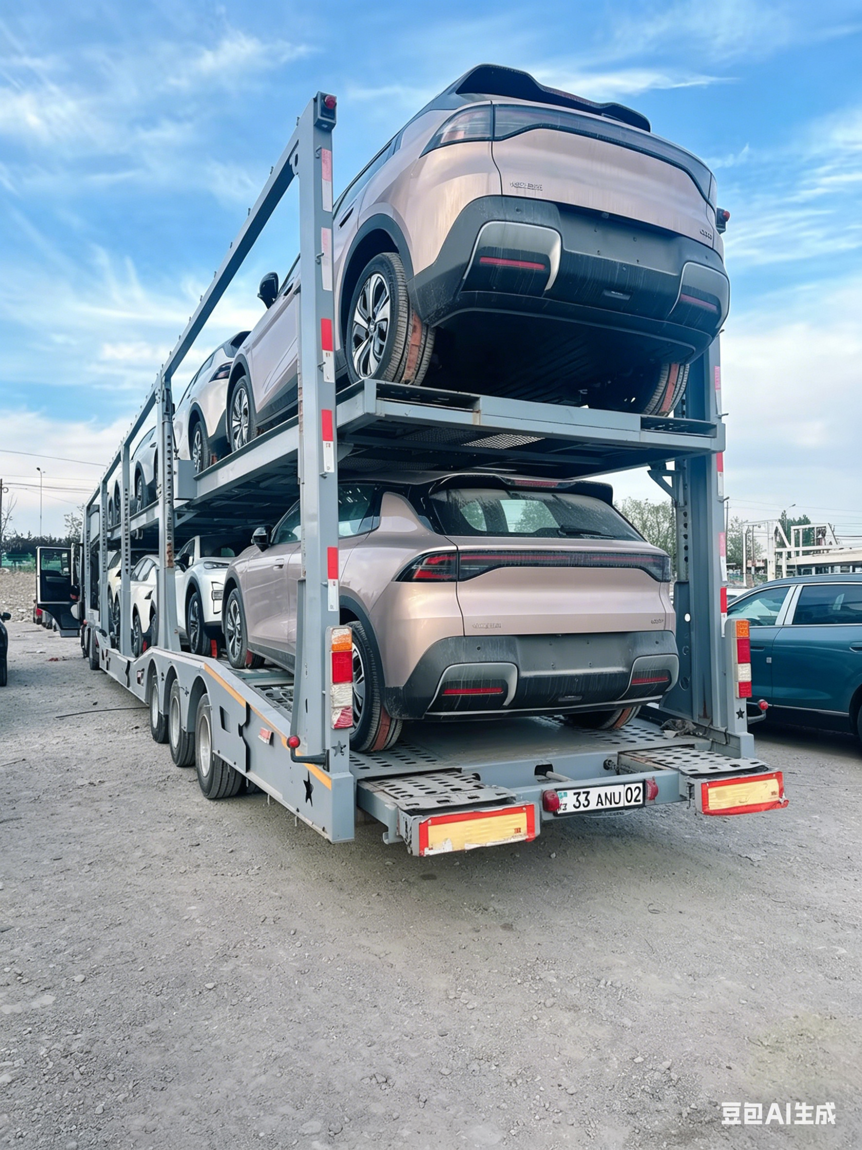 Eight-in-one consolidated delivery. AUTOCANGO’s land freight carpool fleet departs from Khorgos and delivers goods to Tbilisi steadily and efficiently! 1