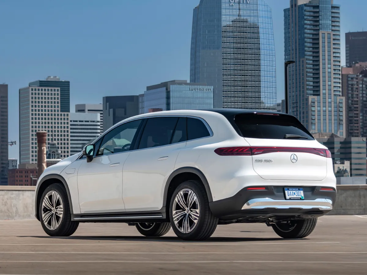 Mercedes-Benz EQS SUV,autocango,china used car exporter,china ev exporter,chinese used car exporter,chinese used ev exporter