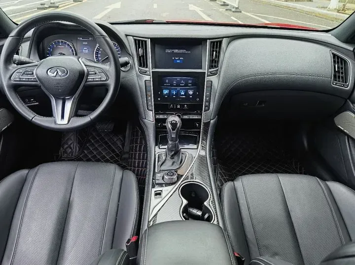 2017 Infiniti Q60 2.0T 211HP L4 7AT,autocango,china used car exporter,china ev exporter,chinese used car exporter,chinese used ev exporter