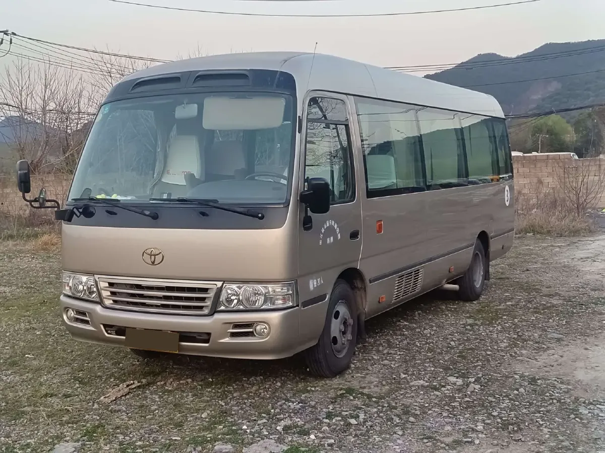 2007 Toyota Coaster 2.7L 147HP L4 5MT,autocango,china used car exporter,china ev exporter,chinese used car exporter,chinese used ev exporter
