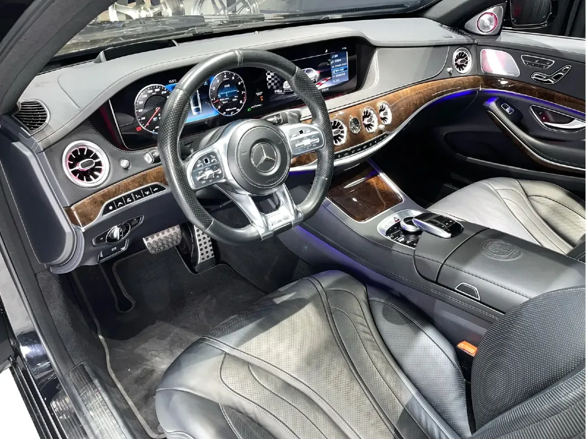 2018 Mercedes-Benz S AMG 4.0T 612HP V8 9AT,autocango,china used car exporter,china ev exporter,chinese used car exporter,chinese used ev exporter