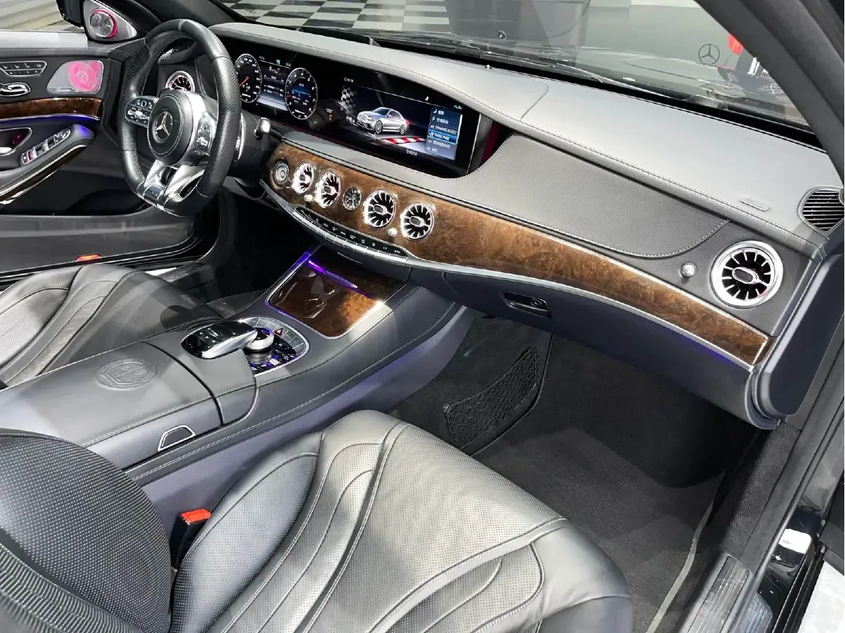 2018 Mercedes-Benz S AMG 4.0T 612HP V8 9AT,autocango,china used car exporter,china ev exporter,chinese used car exporter,chinese used ev exporter