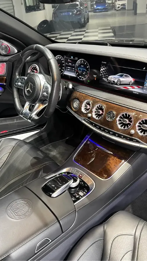 2018 Mercedes-Benz S AMG 4.0T 612HP V8 9AT,autocango,china used car exporter,china ev exporter,chinese used car exporter,chinese used ev exporter