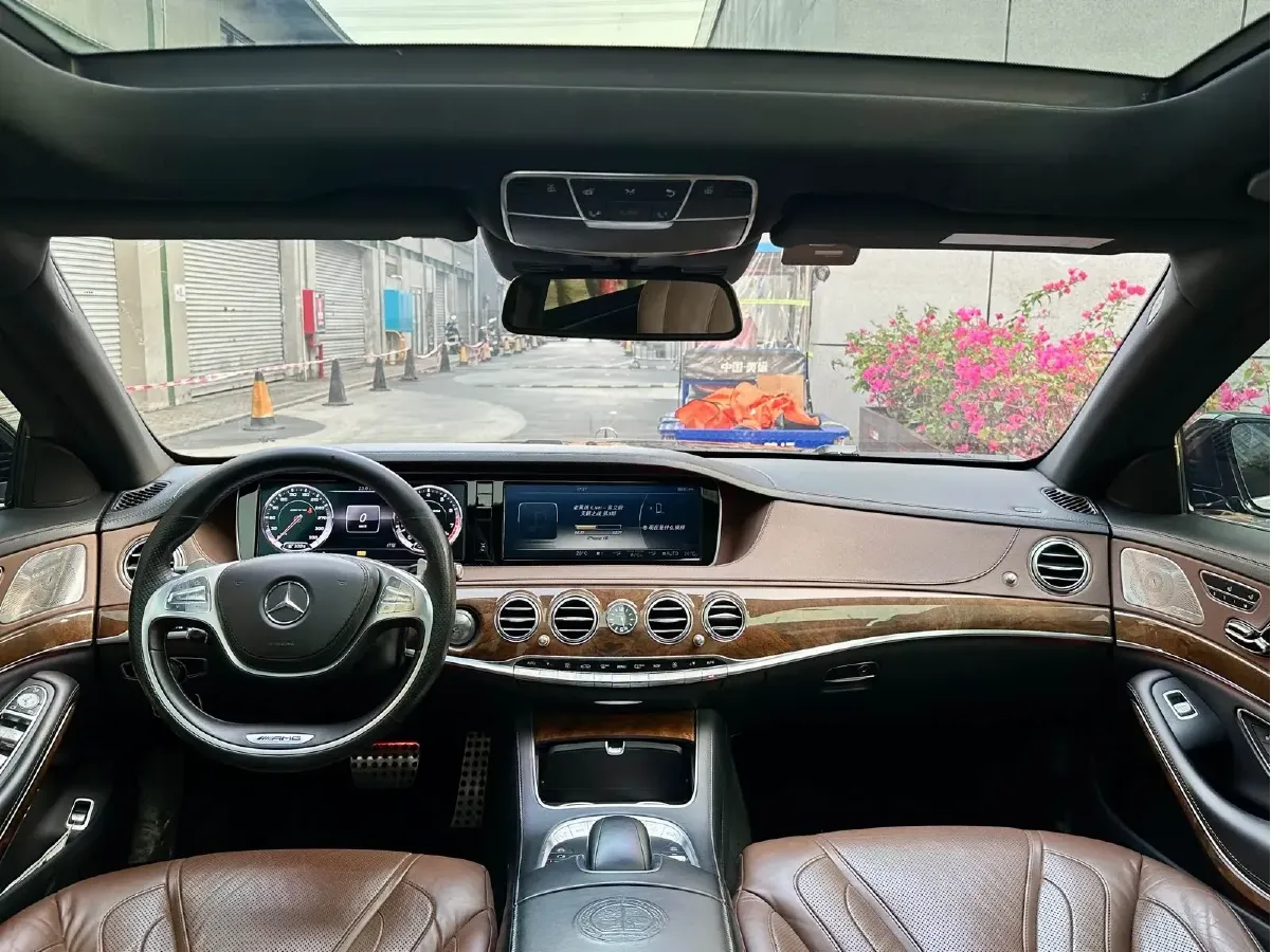 2015 Mercedes-Benz S AMG 5.5T 585HP V8 7AT,autocango,china used car exporter,china ev exporter,chinese used car exporter,chinese used ev exporter