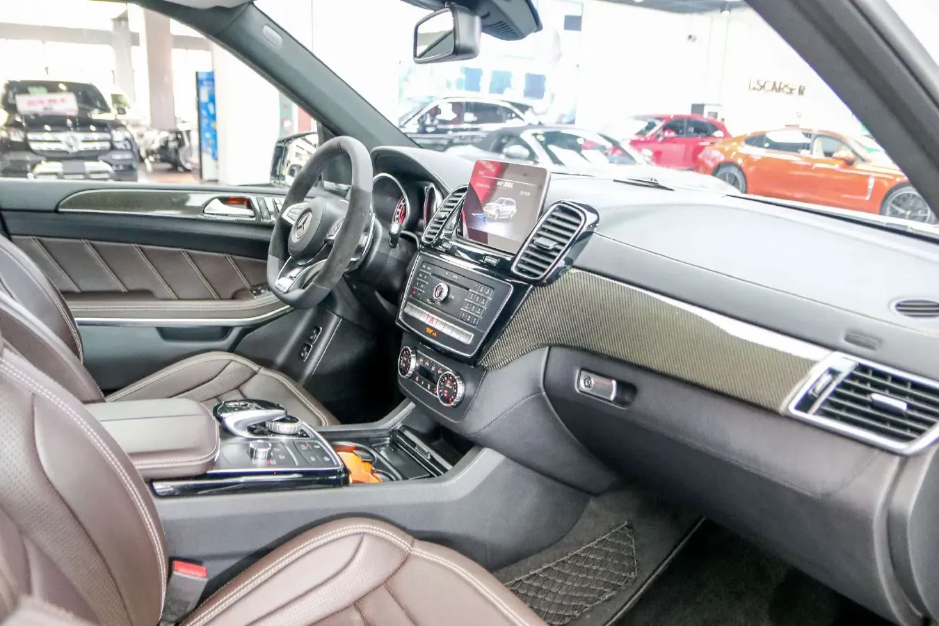 2017 Mercedes-Benz GLS AMG 5.5T 585HP V8 7AT,autocango,china used car exporter,china ev exporter,chinese used car exporter,chinese used ev exporter
