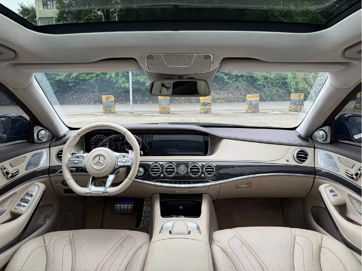 2014 Mercedes-Benz S AMG 5.5T 585HP V8 7AT,autocango,china used car exporter,china ev exporter,chinese used car exporter,chinese used ev exporter