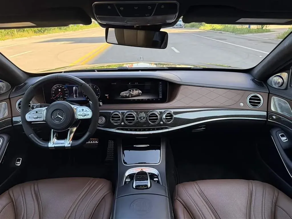 2018 Mercedes-Benz S AMG 4.0T 612HP V8 9AT,autocango,china used car exporter,china ev exporter,chinese used car exporter,chinese used ev exporter