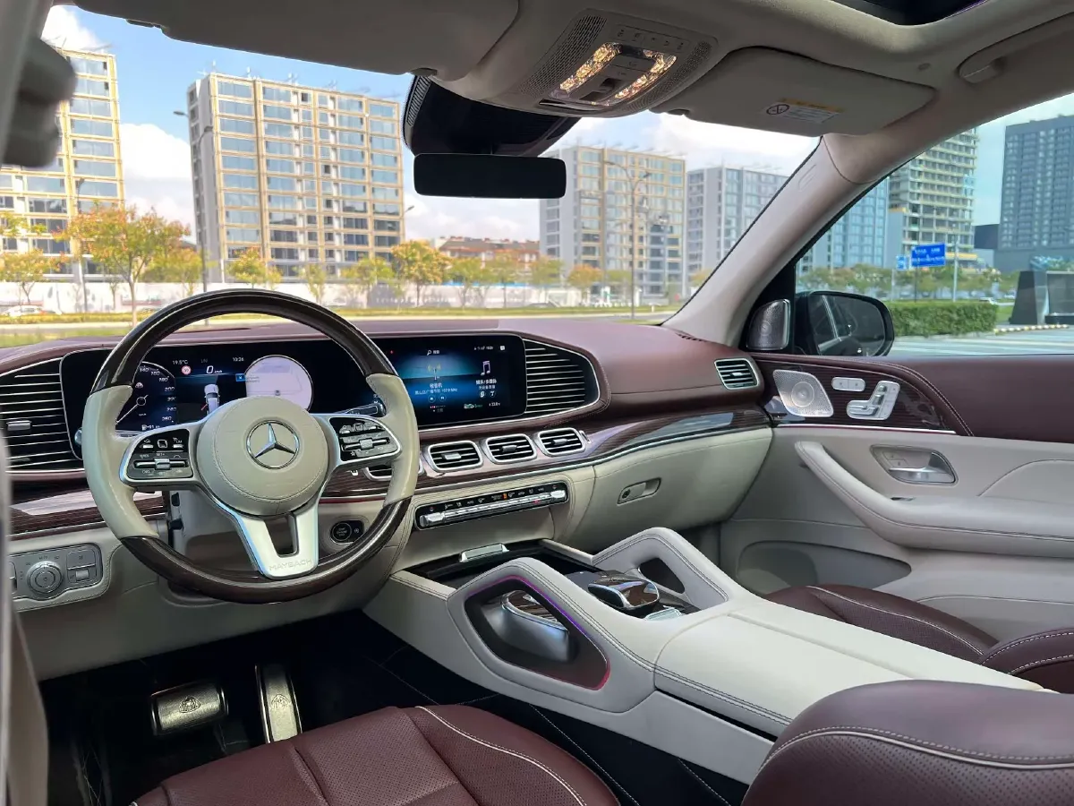 2022 Mercedes-Benz Maybach GLS 4.0T 558HP V8 9AT,autocango,china used car exporter,china ev exporter,chinese used car exporter,chinese used ev exporter