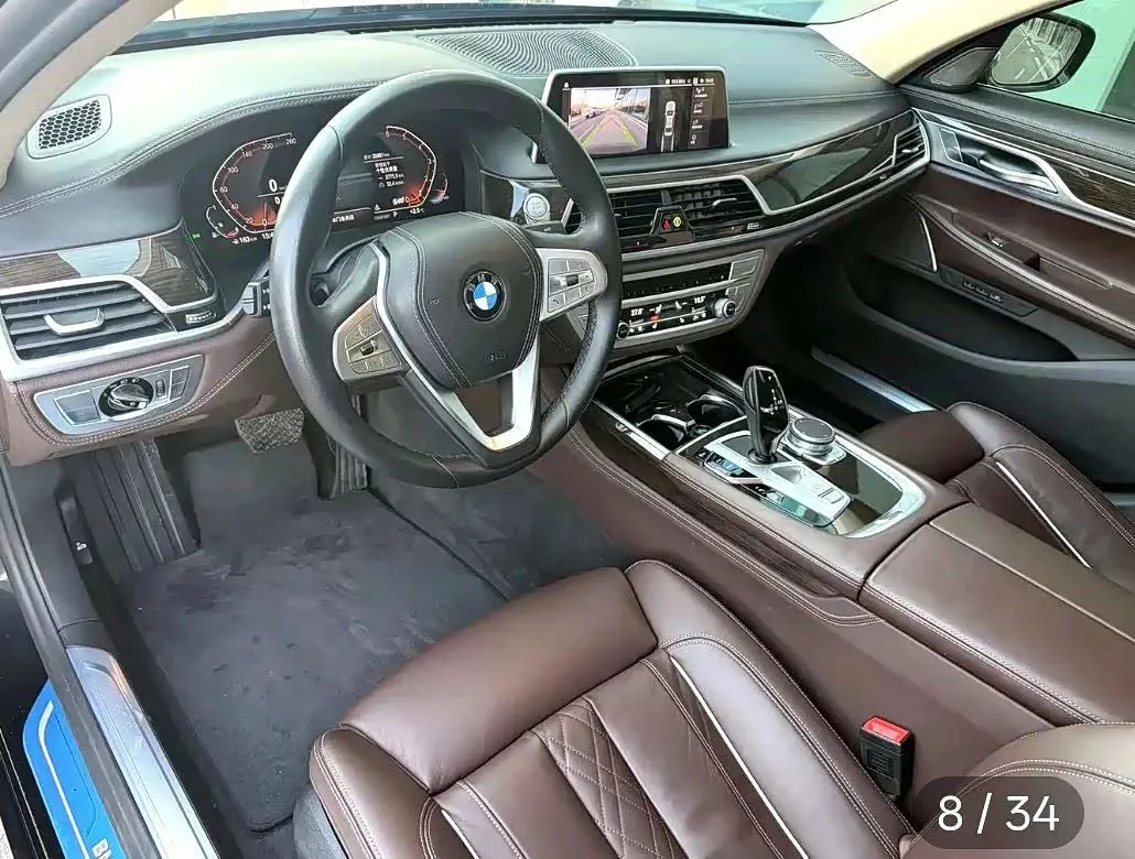 2021 BMW 7 Series 3.0T 340HP L6 8AT,autocango,china used car exporter,china ev exporter,chinese used car exporter,chinese used ev exporter