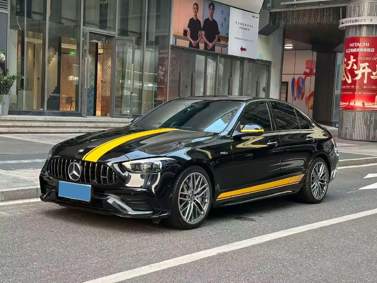2024 Mercedes-Benz C AMG 2.0T 408HP L4 9AT,autocango,china used car exporter,china ev exporter,chinese used car exporter,chinese used ev exporter