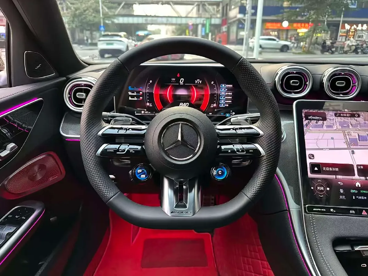 2024 Mercedes-Benz C AMG 2.0T 408HP L4 9AT,autocango,china used car exporter,china ev exporter,chinese used car exporter,chinese used ev exporter