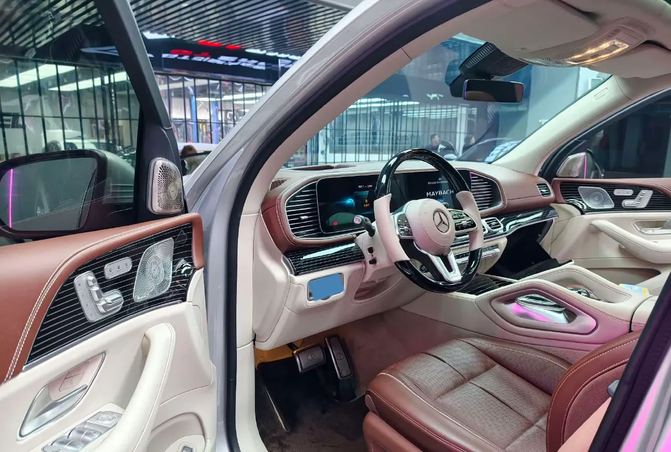 2021 Mercedes-Benz Maybach GLS 3.0T 367HP L6 9AT,autocango,china used car exporter,china ev exporter,chinese used car exporter,chinese used ev exporter