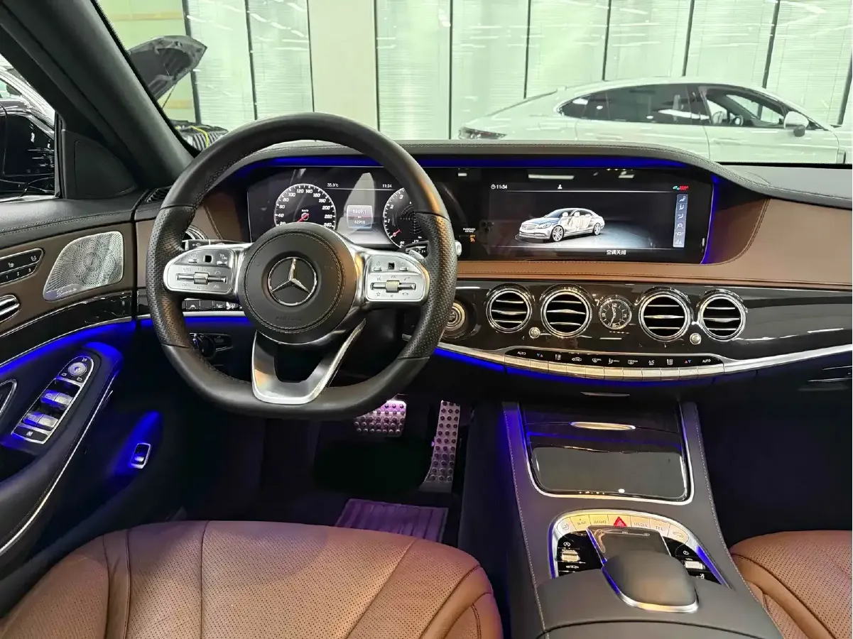 2020 Mercedes-Benz S Class 3.0T 367HP L6 9AT,autocango,china used car exporter,china ev exporter,chinese used car exporter,chinese used ev exporter
