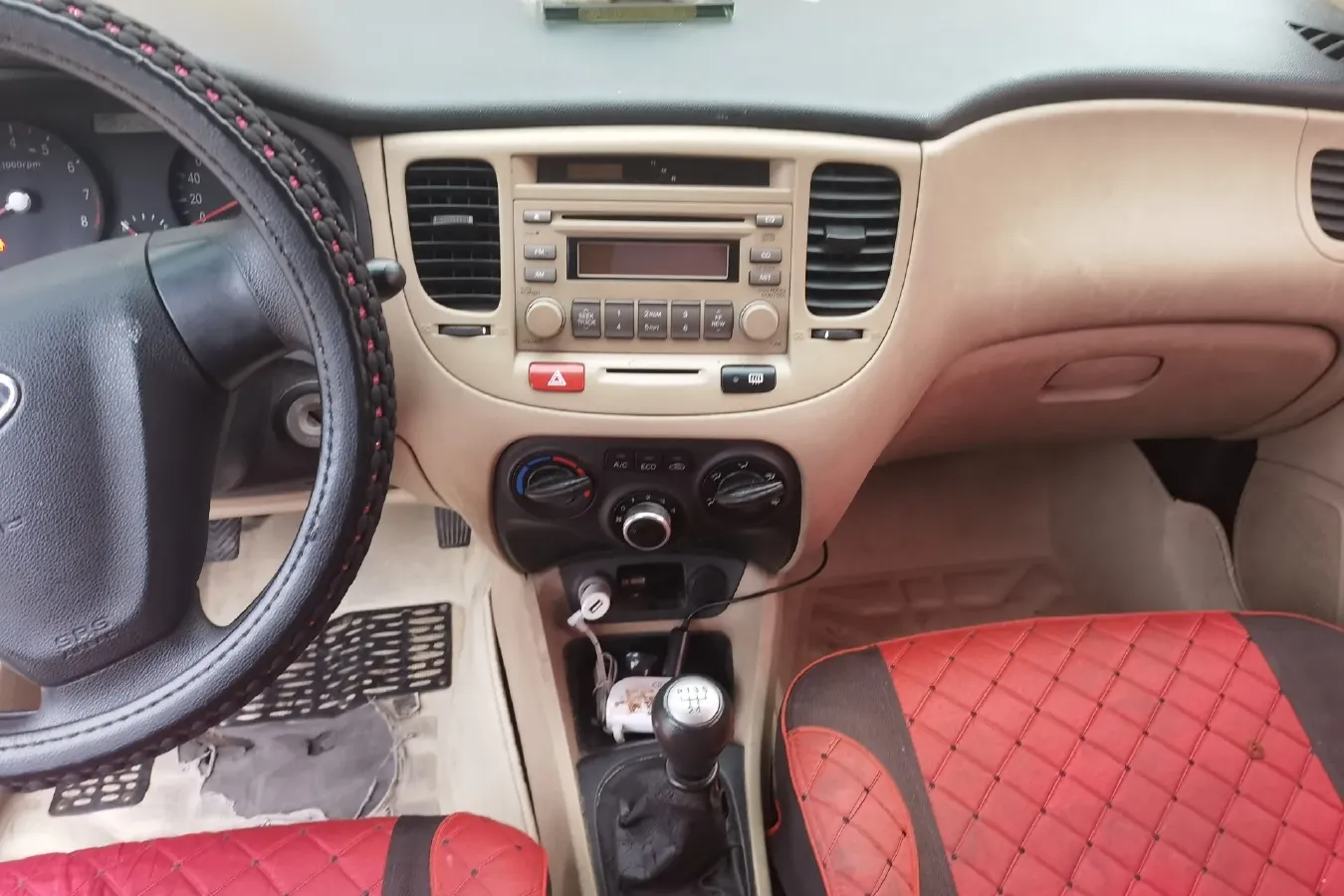 2007 Kia Rio 1.4L 95HP L4 5MT,autocango,china used car exporter,china ev exporter,chinese used car exporter,chinese used ev exporter