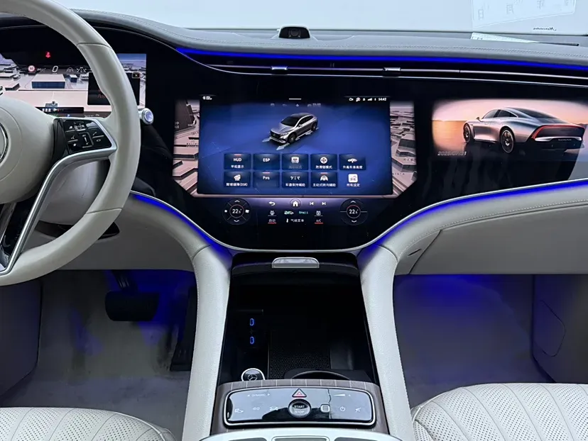 2023 Mercedes-Benz EQS SUV BEV 111.8KWH,autocango,china used car exporter,china ev exporter,chinese used car exporter,chinese used ev exporter