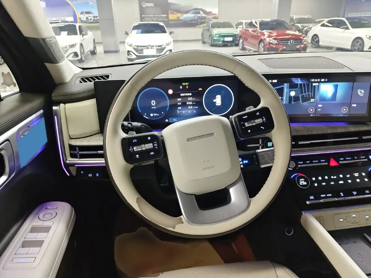 2024 Hyundai Santafe 2.0T 247HP L4 8AT,autocango,china used car exporter,china ev exporter,chinese used car exporter,chinese used ev exporter