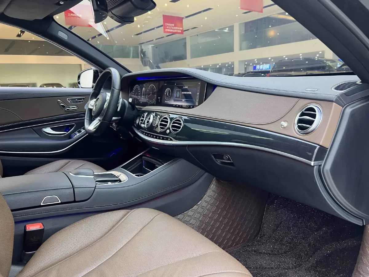 2020 Mercedes-Benz S Class 3.0T 367HP L6 9AT,autocango,china used car exporter,china ev exporter,chinese used car exporter,chinese used ev exporter