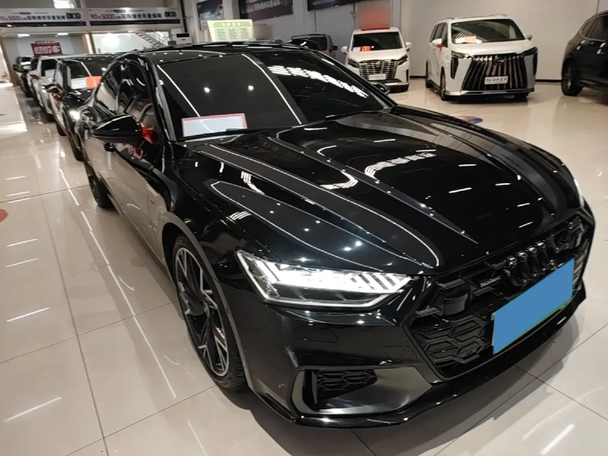 2024 Audi A7L 2.0T 245HP L4 7DCT,autocango,china used car exporter,china ev exporter,chinese used car exporter,chinese used ev exporter