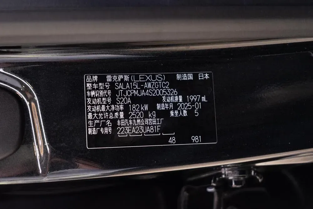 2025 Lexus RX 2.0T 248HP L4 8AT,autocango,china used car exporter,china ev exporter,chinese used car exporter,chinese used ev exporter