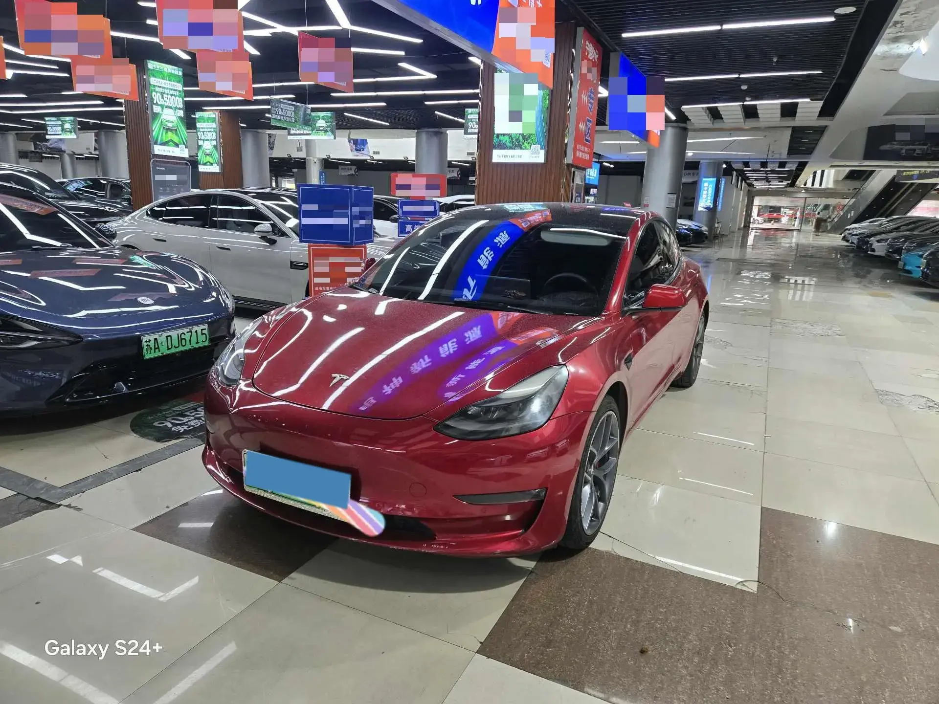 2021 TESLA MODEL view 1