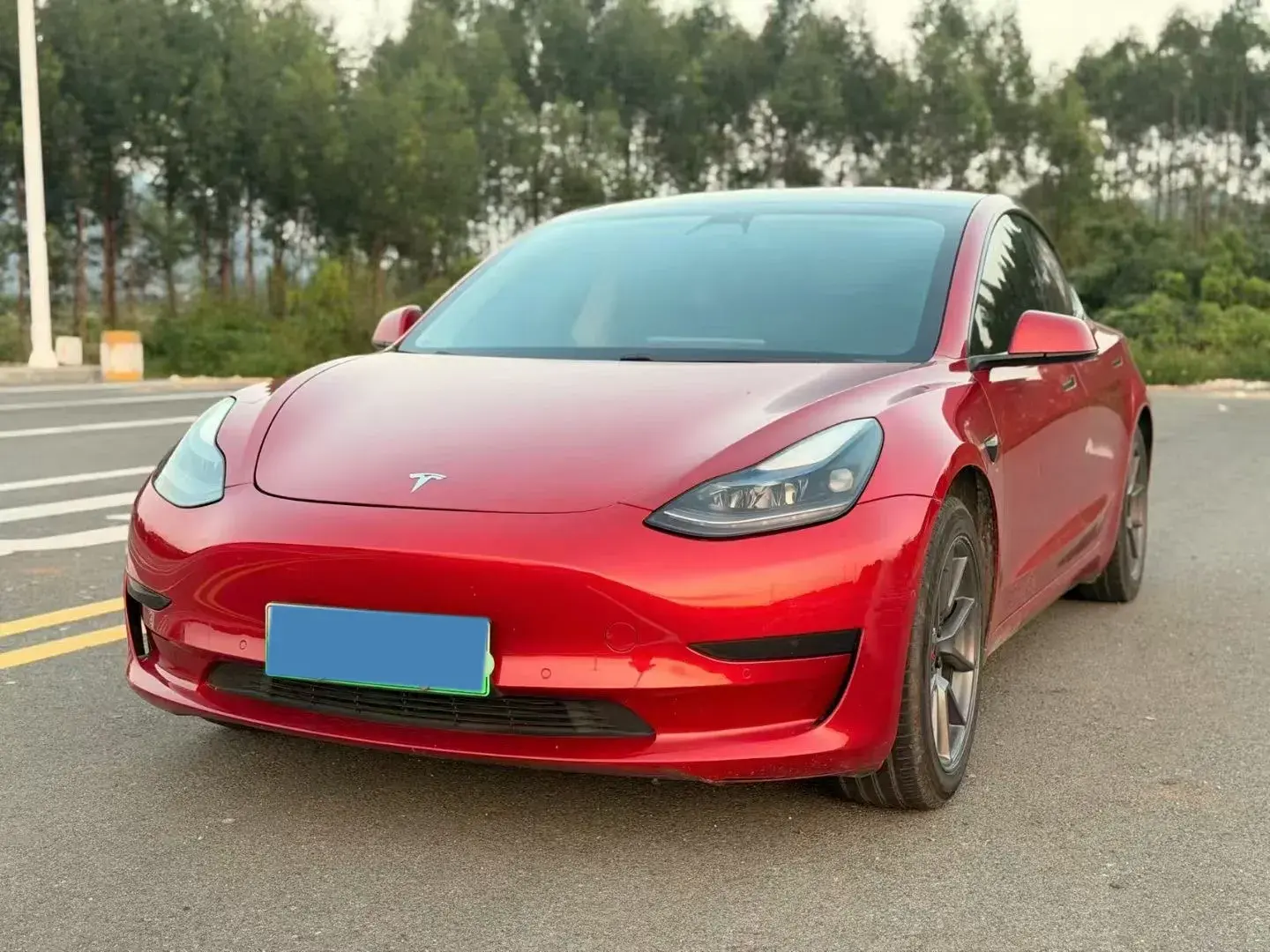 2021 TESLA MODEL view 1