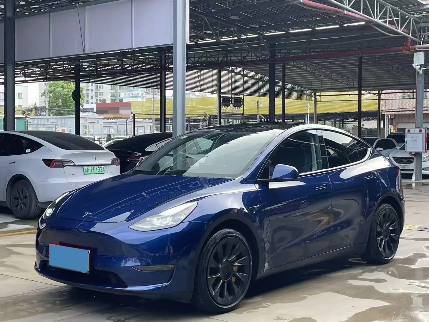 2021 TESLA MODEL view 1