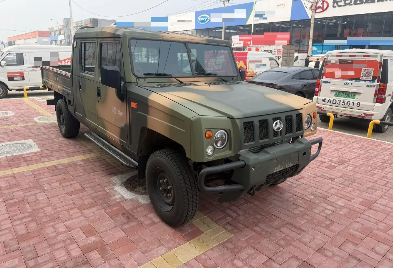 2022 BAW Warrior Pickup 2.4T 140HP L4 5MT,autocango,china used car exporter,china ev exporter,chinese used car exporter,chinese used ev exporter