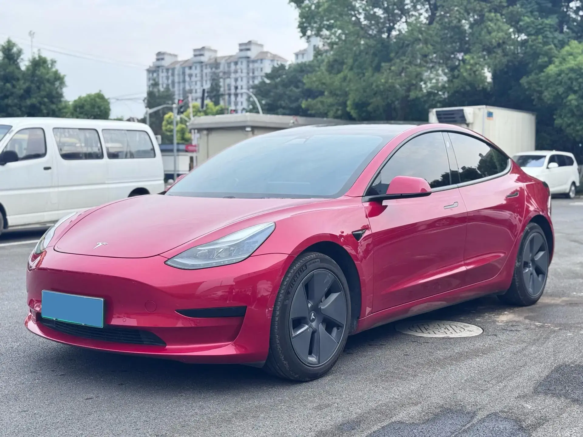 2021 TESLA MODEL view 1