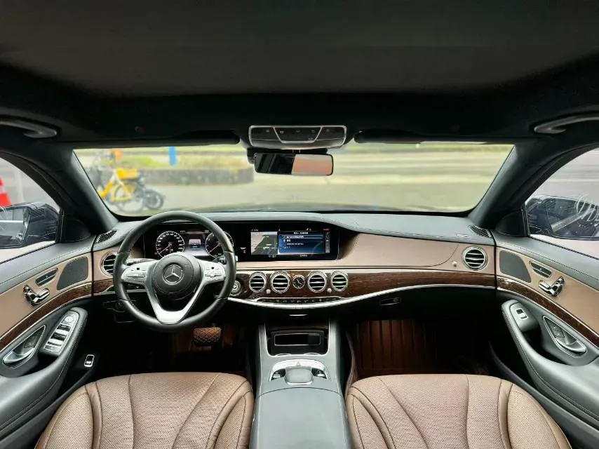 2020 Mercedes-Benz S Class 3.0T 299HP L6 9AT,autocango,china used car exporter,china ev exporter,chinese used car exporter,chinese used ev exporter