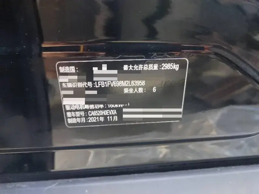 2021 HONGQI E-HS9 thumbnail 4