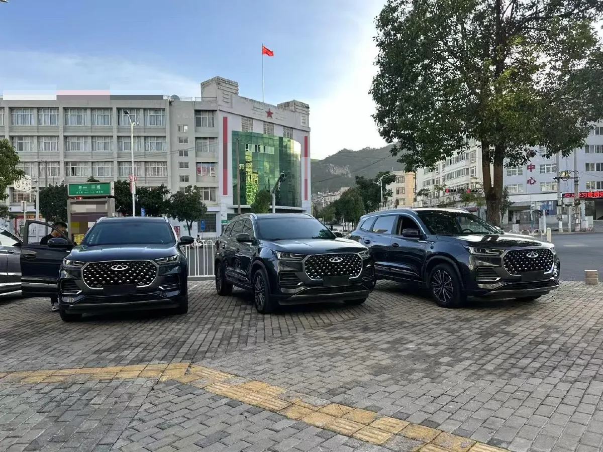 2022 Chery Tiggo 8 Plus 1.6T 197HP L4 7DCT,autocango,china used car exporter,china ev exporter,chinese used car exporter,chinese used ev exporter