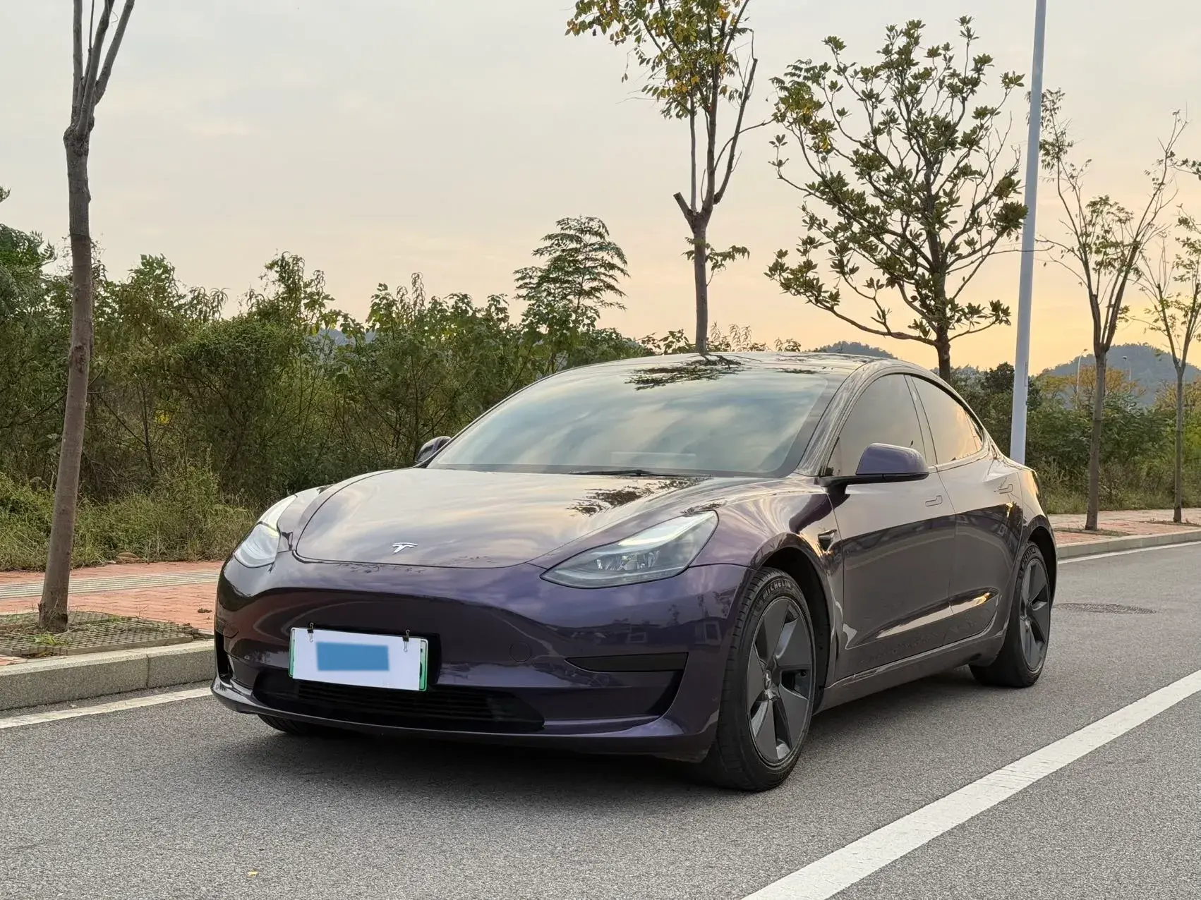 2021 TESLA MODEL view 1