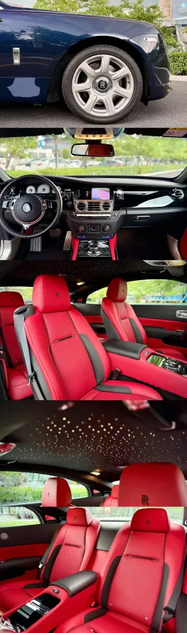 2017 Rolls-Royce Wraith 6.6T 632HP V12 8AT,autocango,china used car exporter,china ev exporter,chinese used car exporter,chinese used ev exporter