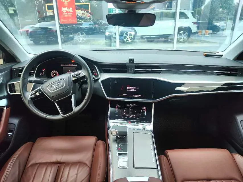 2023 Audi A6L 2.0T 190HP L4 7DCT,autocango,china used car exporter,china ev exporter,chinese used car exporter,chinese used ev exporter