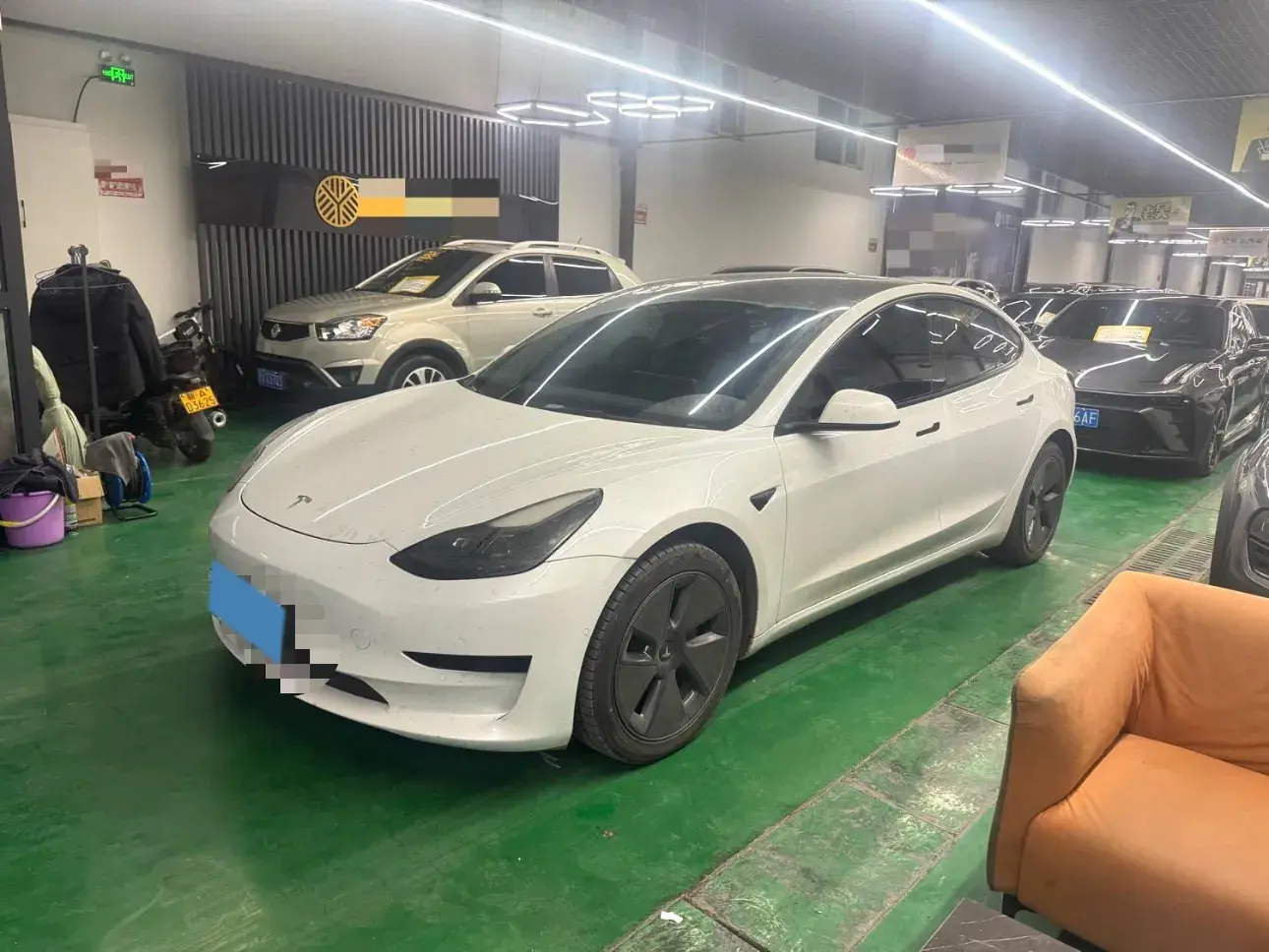 2021 TESLA MODEL view 1