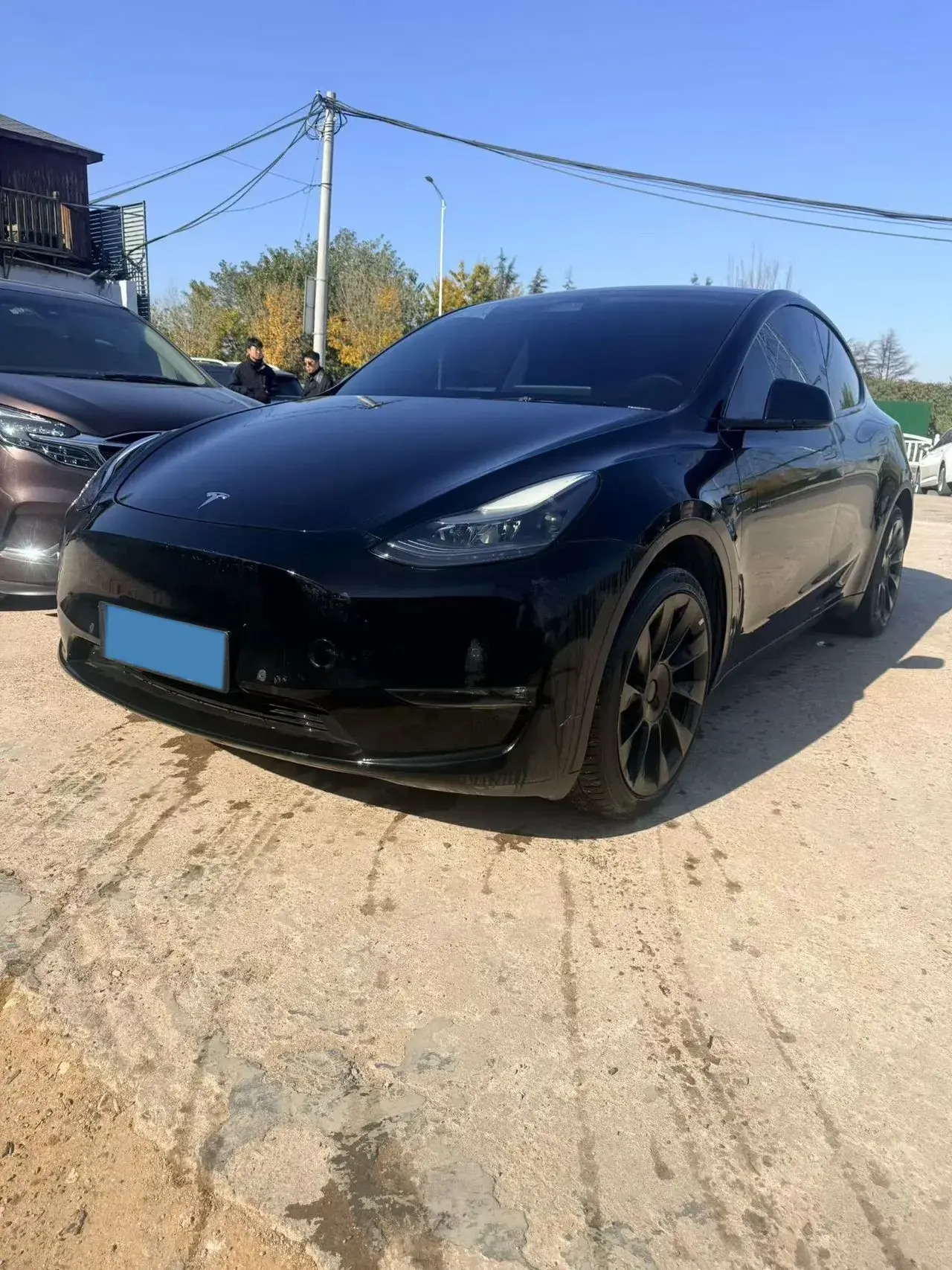 2021 TESLA MODEL view 1