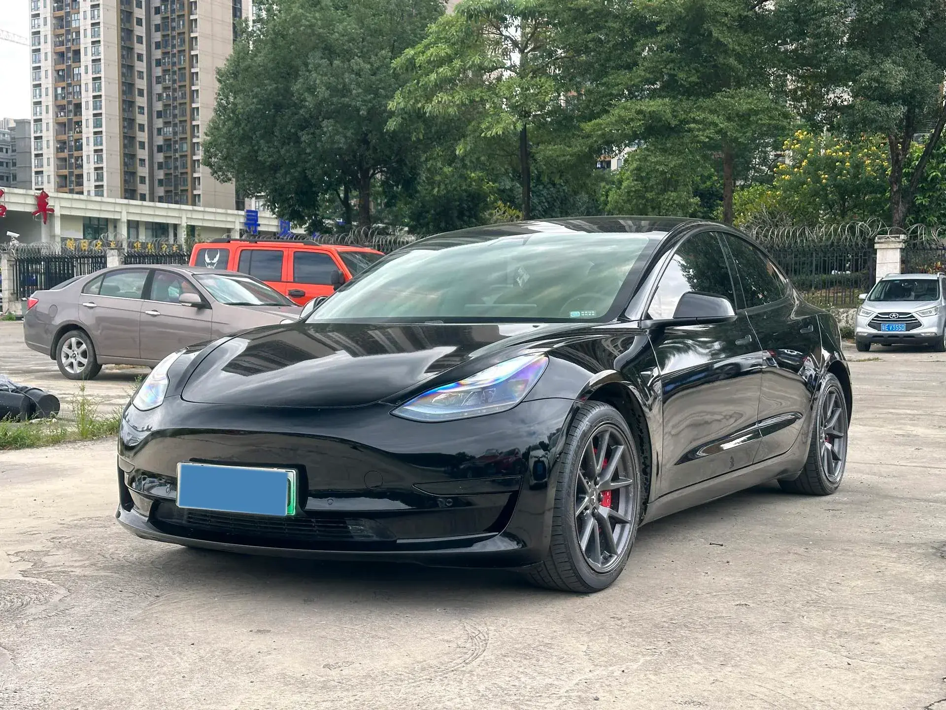 2021 TESLA MODEL view 1