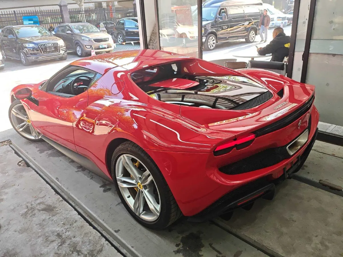 2021 Ferrari 296 3.0T 663HP V6 8DCT PHEV 7.45KWH,autocango,china used car exporter,china ev exporter,chinese used car exporter,chinese used ev exporter