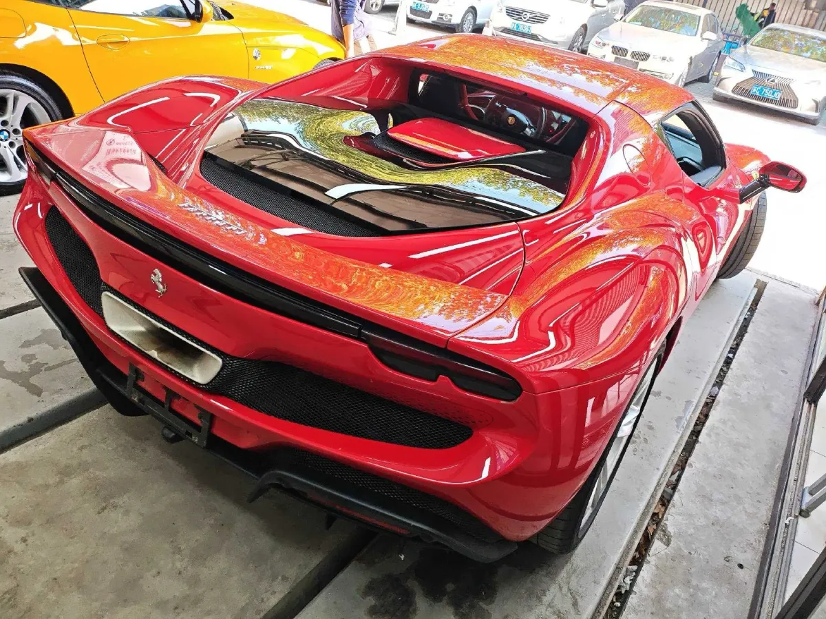2021 Ferrari 296 3.0T 663HP V6 8DCT PHEV 7.45KWH,autocango,china used car exporter,china ev exporter,chinese used car exporter,chinese used ev exporter