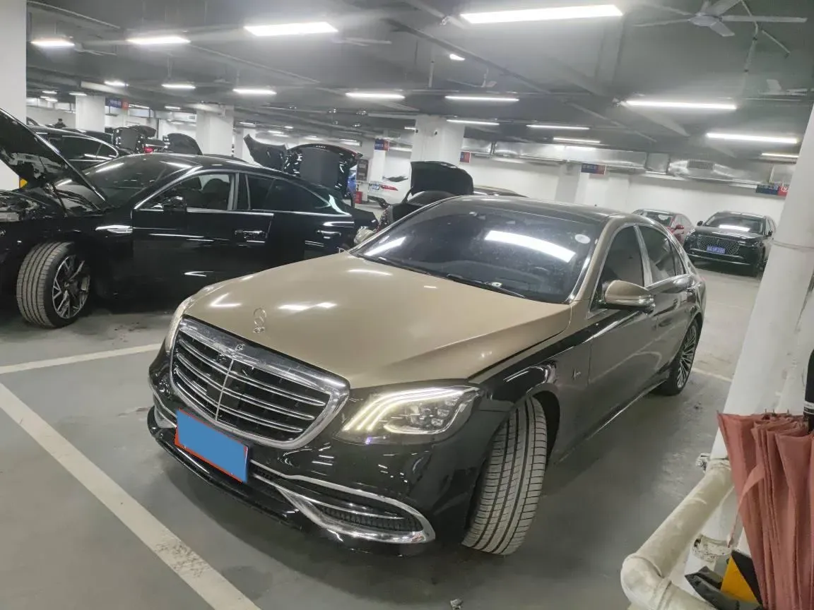 2019 Mercedes-Benz S Class 3.0T 367HP V6 9AT,autocango,china used car exporter,china ev exporter,chinese used car exporter,chinese used ev exporter