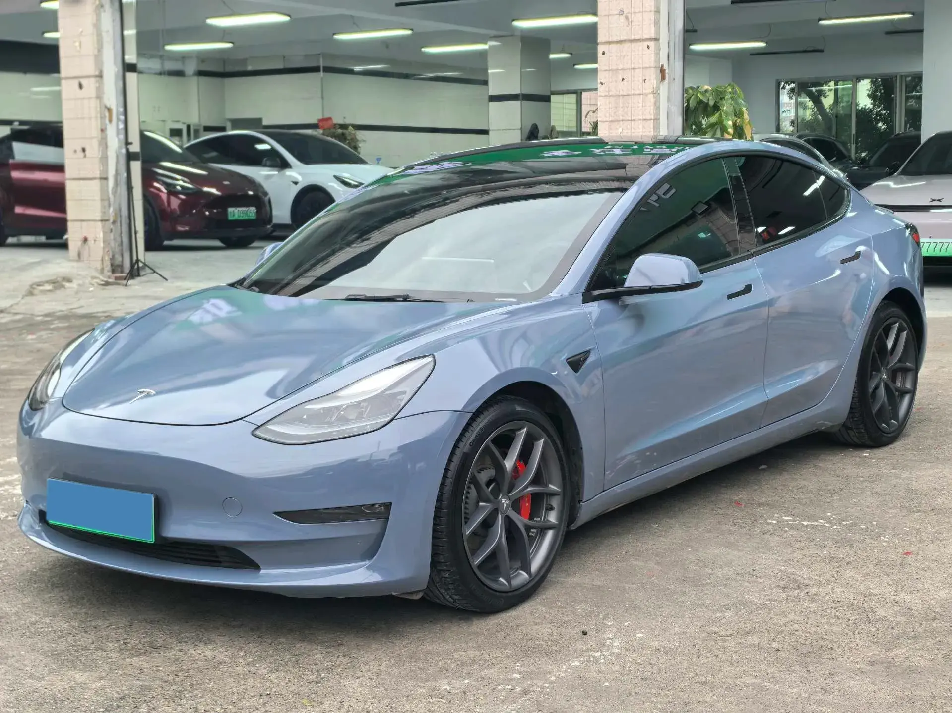 2021 TESLA MODEL view 1