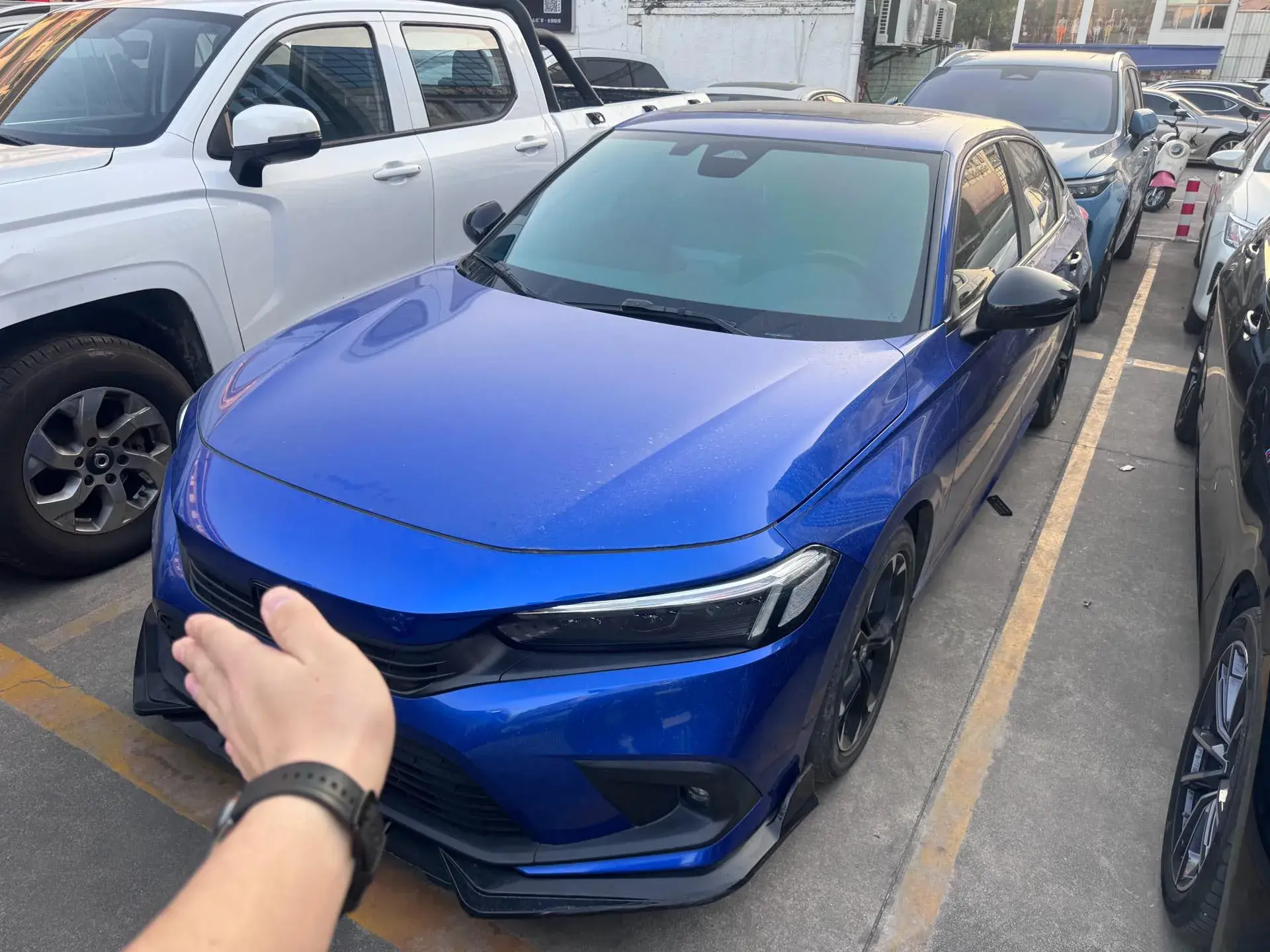 2022 HONDA CIVIC view 1