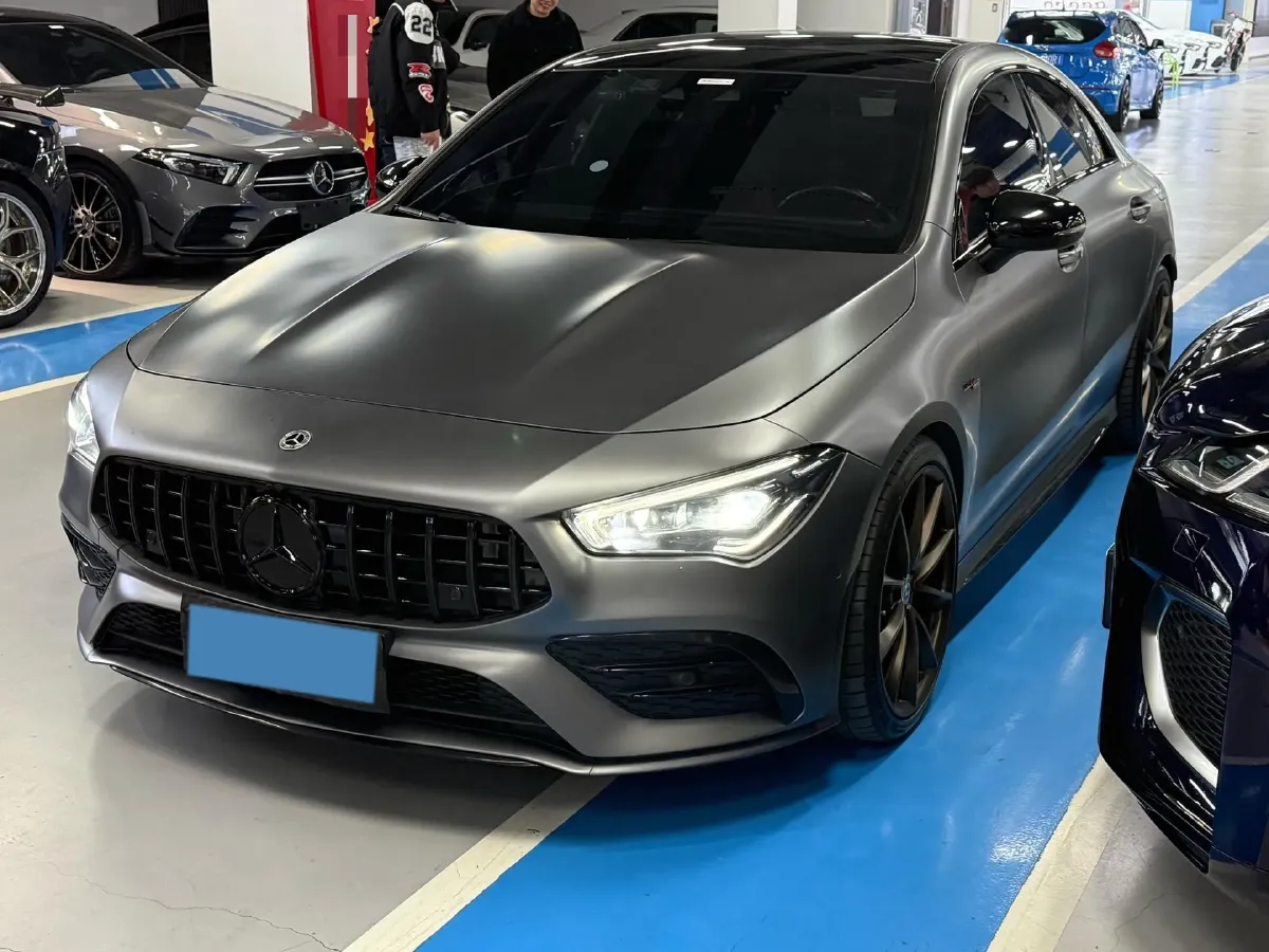2021 Mercedes-Benz CLA AMG 2.0T 306HP L4 7DCT,autocango,china used car exporter,china ev exporter,chinese used car exporter,chinese used ev exporter
