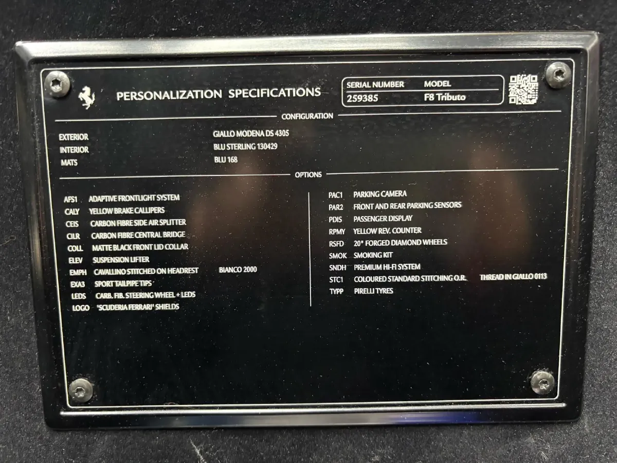 2019 Ferrari F8 3.9T 720HP V8 7DCT,autocango,china used car exporter,china ev exporter,chinese used car exporter,chinese used ev exporter