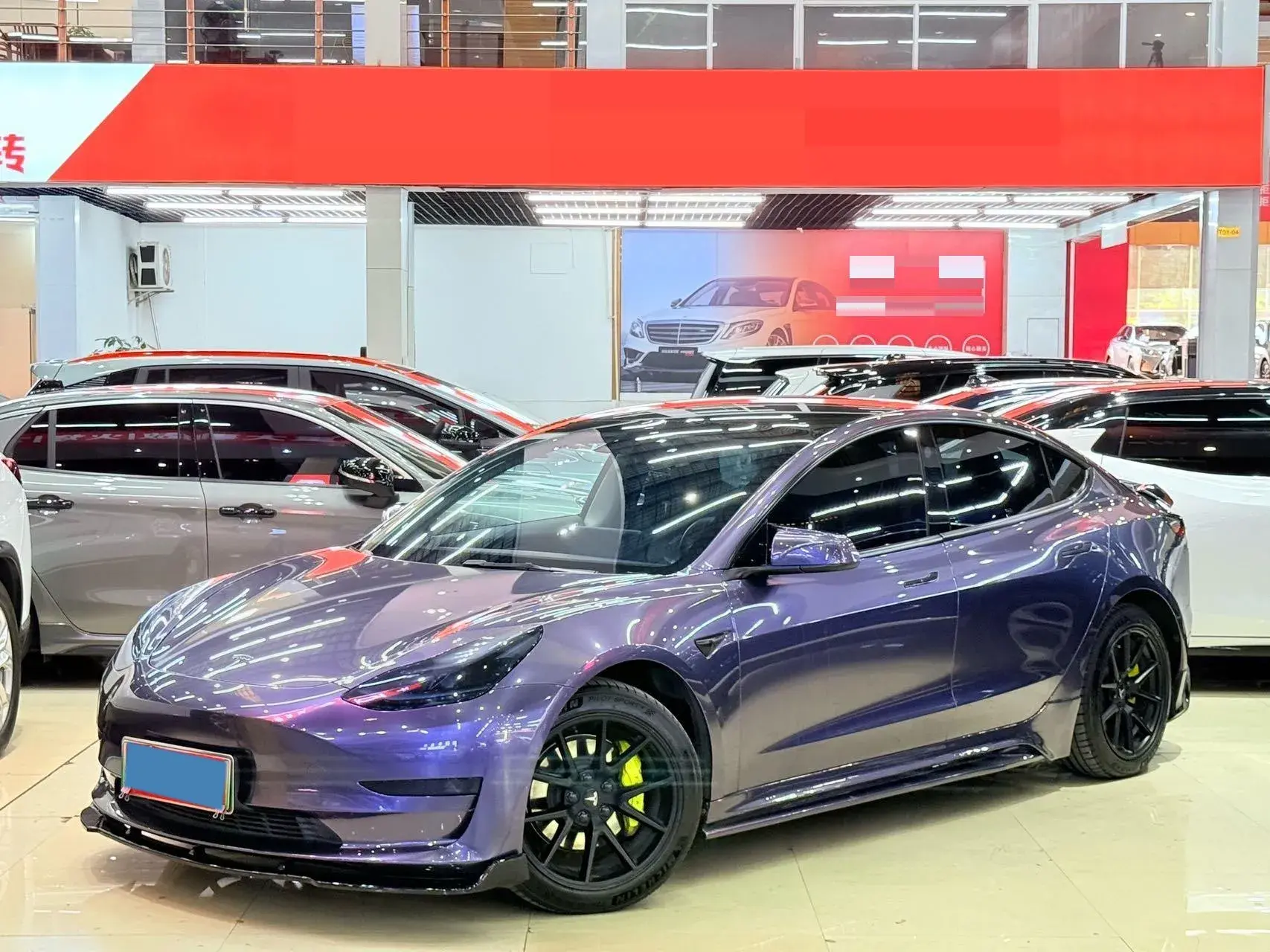 2021 TESLA MODEL view 1