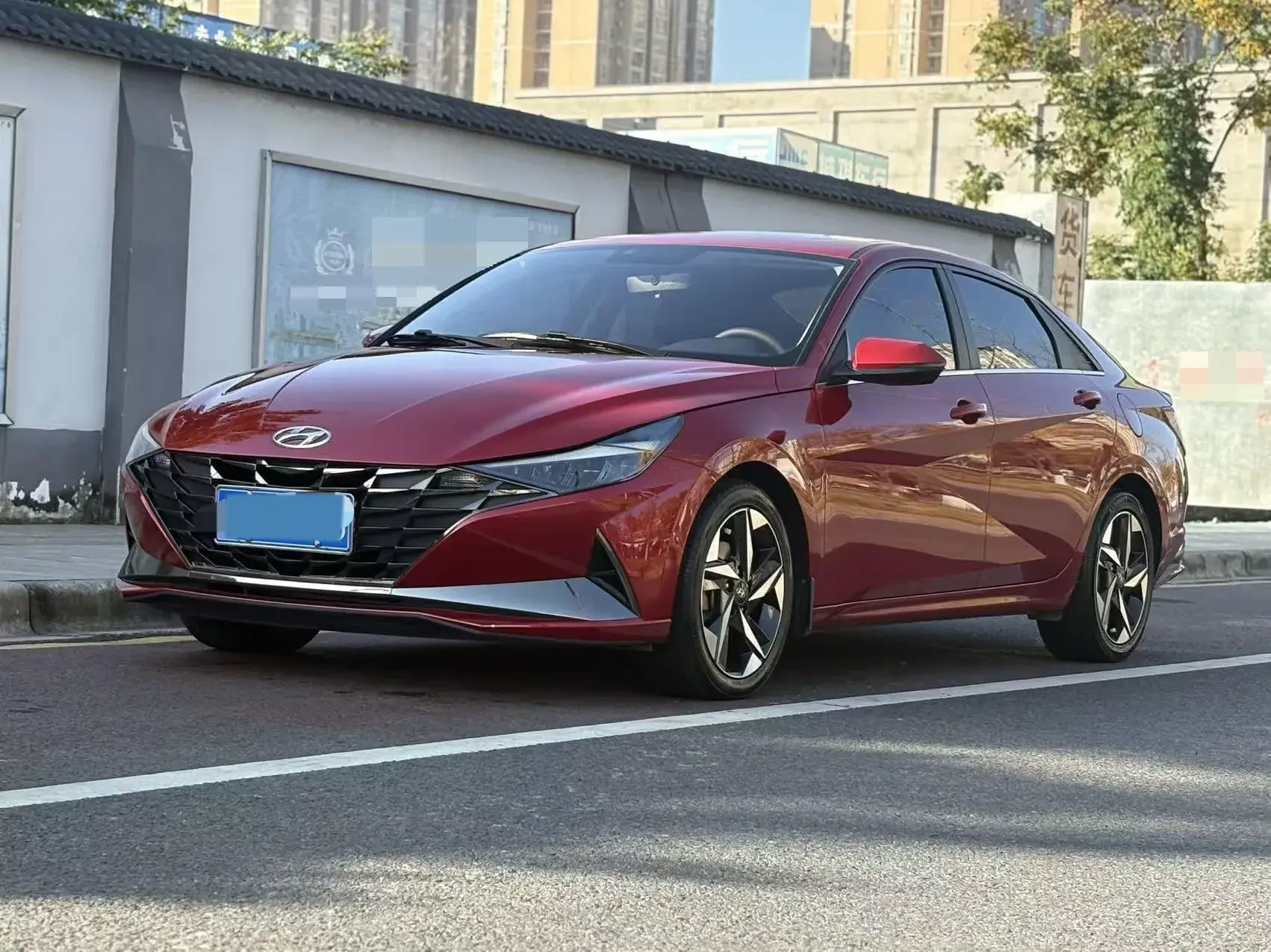 2021 HYUNDAI ELANTRA view 1