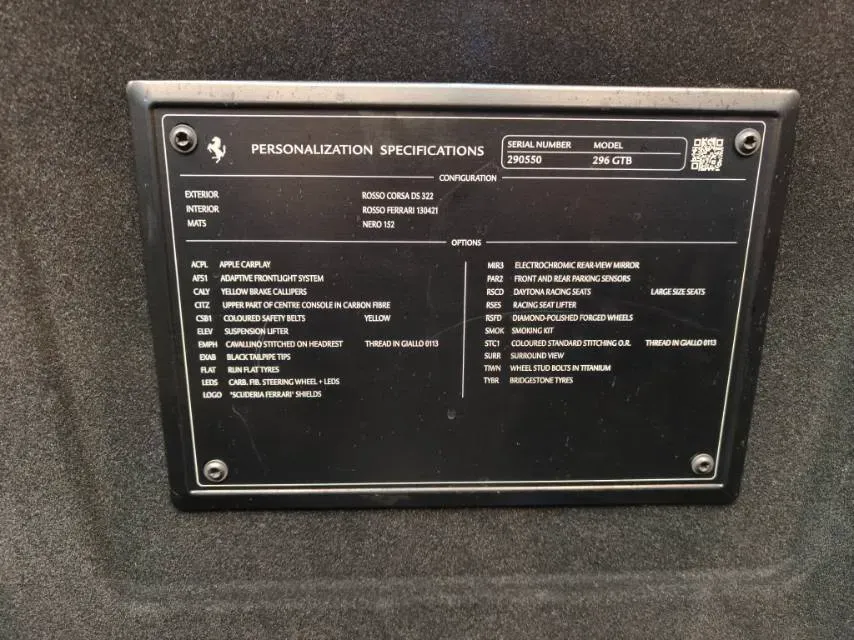 2021 Ferrari 296 3.0T 663HP V6 8DCT PHEV 7.45KWH,autocango,china used car exporter,china ev exporter,chinese used car exporter,chinese used ev exporter