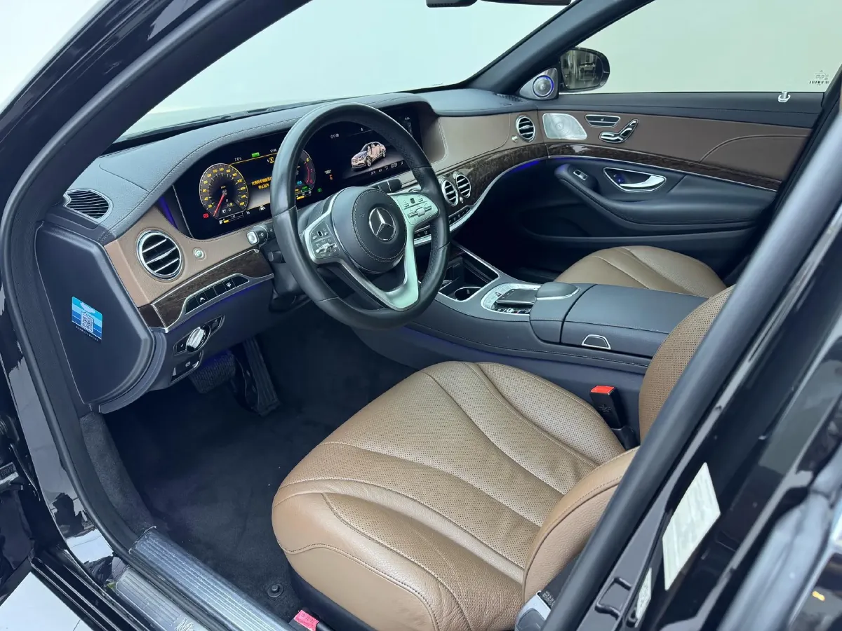 2020 Mercedes-Benz S Class 3.0T 299HP L6 9AT,autocango,china used car exporter,china ev exporter,chinese used car exporter,chinese used ev exporter