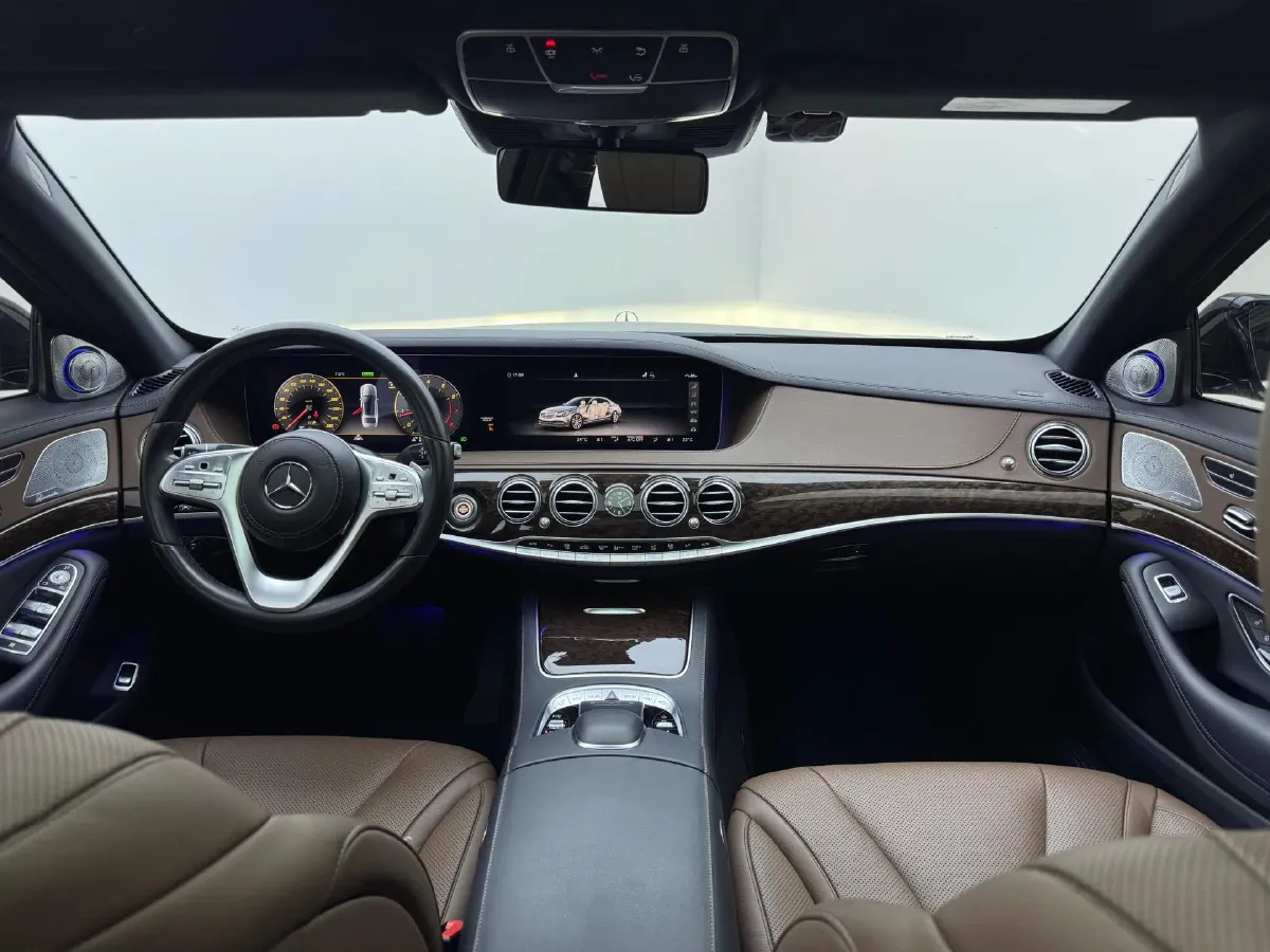 2020 Mercedes-Benz S Class 3.0T 299HP L6 9AT,autocango,china used car exporter,china ev exporter,chinese used car exporter,chinese used ev exporter