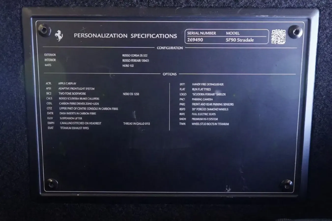 2020 Ferrari SF90 3.9T 781HP V8 8DCT PHEV 7.9KWH,autocango,china used car exporter,china ev exporter,chinese used car exporter,chinese used ev exporter